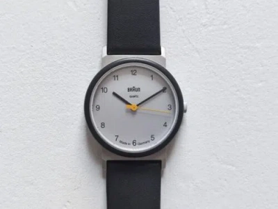 Pre-owned Braun Y2k  Quartz Wrist Watch 3811 Aw 12 Hartwein Germany | Rams Bauhaus 10