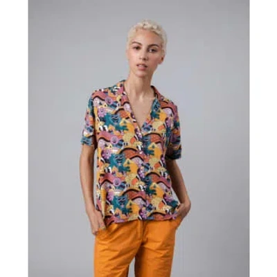 Brava Fabrics Aloha Shirt Yeye Weller Sunshine In Multi