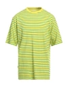 Brava Fabrics Man T-shirt Acid Green Size S Organic Cotton