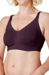 Bravado Designs Body Silk Seamless Recycled Nylon Blend Wireless Maternity/nursing Bra In Cherry