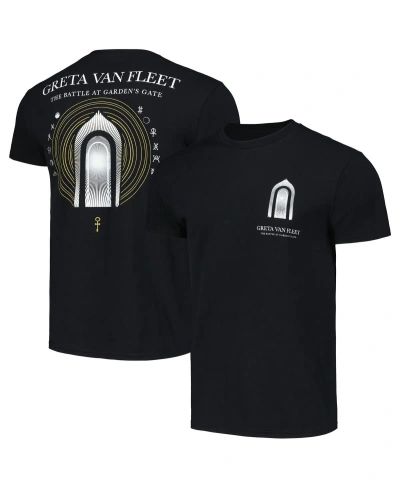 Bravado Men's And Women's Black Greta Van Fleet The Battle At Garden's Gate T-shirt