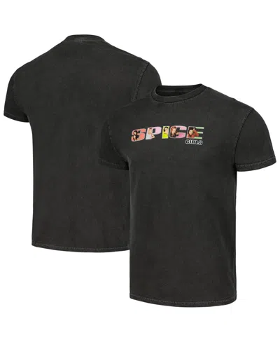 Bravado Men's And Women's Charcoal Spice Girls Logo T-shirt