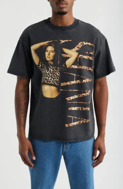 Bravado Oversize Shania Twain Graphic T-shirt In Blue