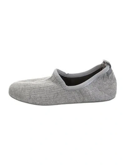 Pre-owned Brave Pudding Slippers In Grey