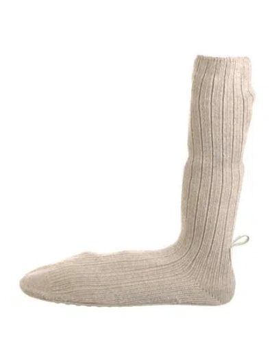 Pre-owned Brave Pudding Sock Sneakers In Neutral