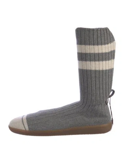 Pre-owned Brave Pudding Striped W/ Tags In Grey