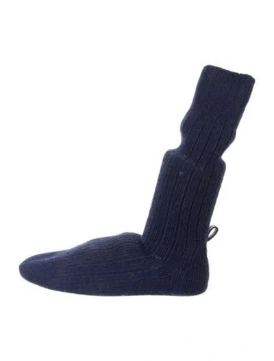Pre-owned Brave Pudding Suede In Blue
