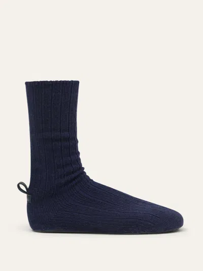 Brave Pudding Womens Hampton Strolls Sock Shoe In Blue