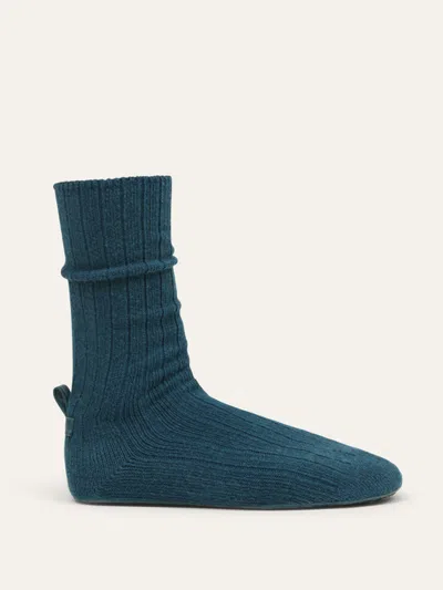 Brave Pudding Womens Hampton Strolls Sock Shoe In Blue