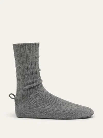 Brave Pudding Womens Hampton Strolls Sock Shoe In Gray
