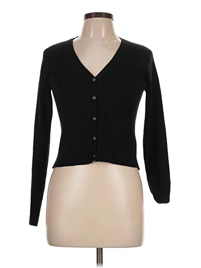 Pre-owned Brave Soul Cardigan Sweater In Black