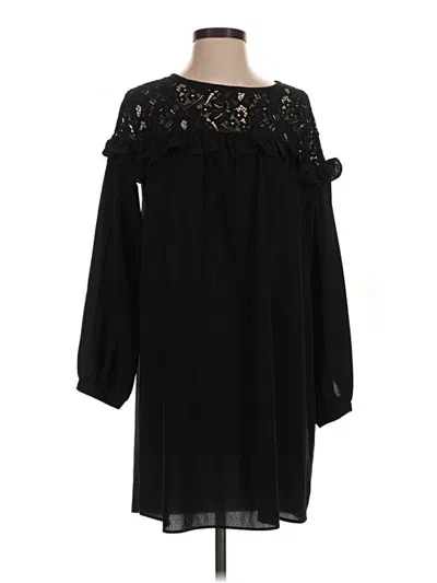 Pre-owned Brave Soul Casual Dress In Black