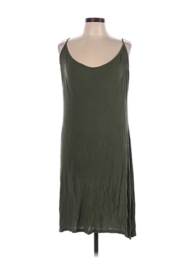 Pre-owned Brave Soul Casual Dress In Green