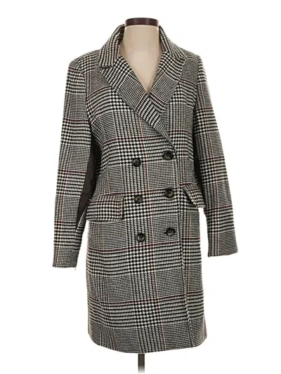 Pre-owned Brave Soul Coat In Gray