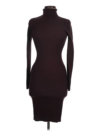 Pre-owned Brave Soul Cocktail Dress In Burgundy