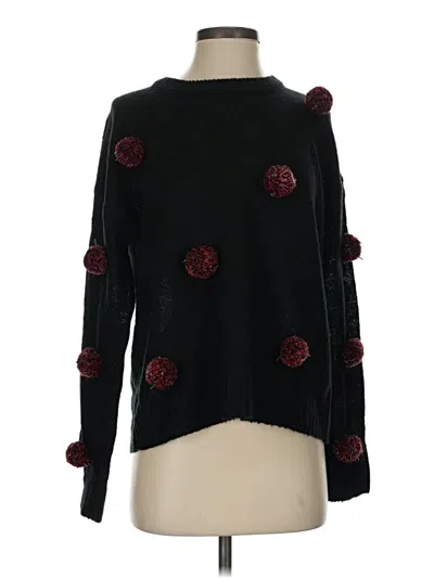 Pre-owned Brave Soul Long Sleeve Turtleneck In Black