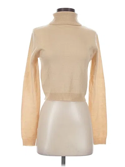 Pre-owned Brave Soul Long Sleeve Turtleneck In Brown