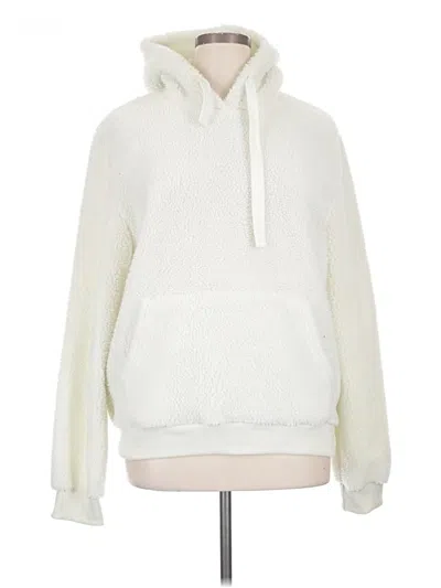 Pre-owned Brave Soul Pullover Hoodie In White