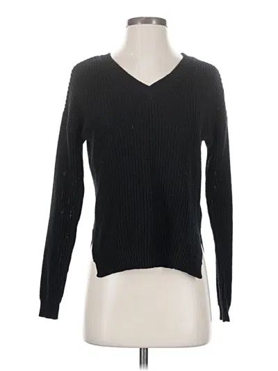 Pre-owned Brave Soul Pullover Sweater In Black