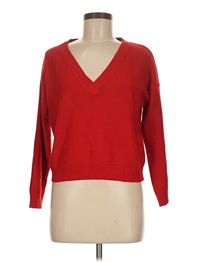 Pre-owned Brave Soul Pullover Sweater In Red