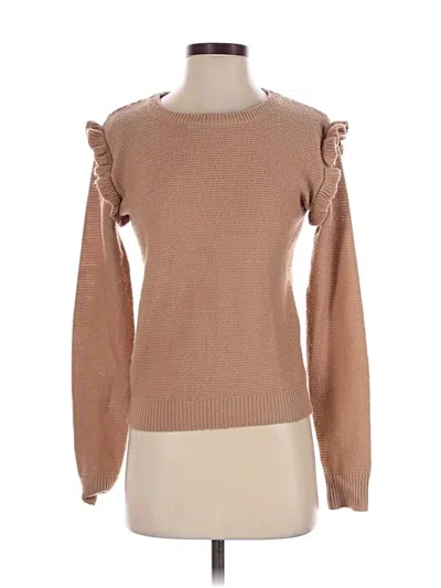 Pre-owned Brave Soul Pullover Sweater In Tan
