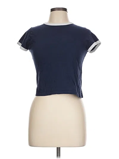 Pre-owned Brave Soul Short Sleeve T-shirt In Blue