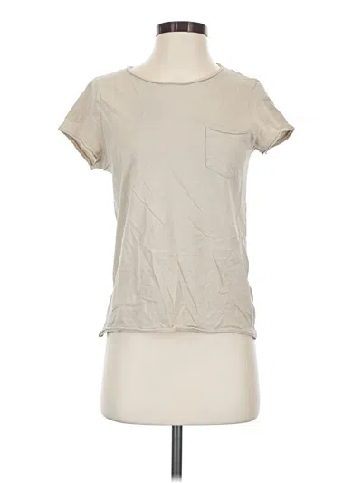 Pre-owned Brave Soul Short Sleeve T-shirt In Tan