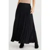 Brave + True Brave+true Alias Pleated Maxi Skirt In Black