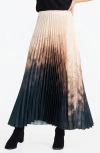 Brave + True Brave+true Alias Pleated Maxi Skirt In Multi