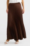 Brave + True Brave+true Alias Pleated Maxi Skirt In Multi