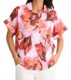 Brave + True Alice Shirt In Azalea In Multi