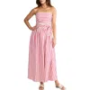 Brave + True Brave+true Avalon Strapless Maxi Dress In Multi