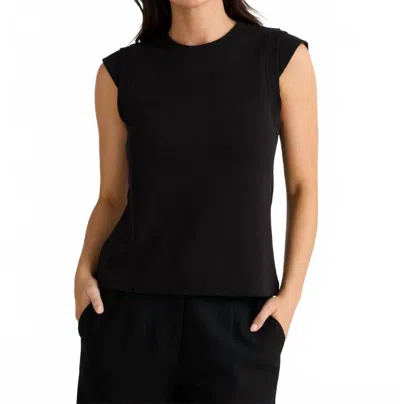 Brave + True Barlow Sleeveless Top In Black