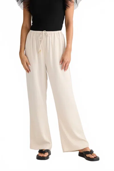 Brave + True Boulevard Pull-on Pants In Oyster In Neutral