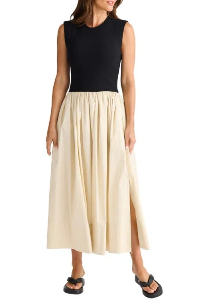 Brave + True Brave+true Daphne Sleeveless Dress In Neutral
