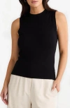 Brave + True Brave+true Dover Ribbed Tank In Black