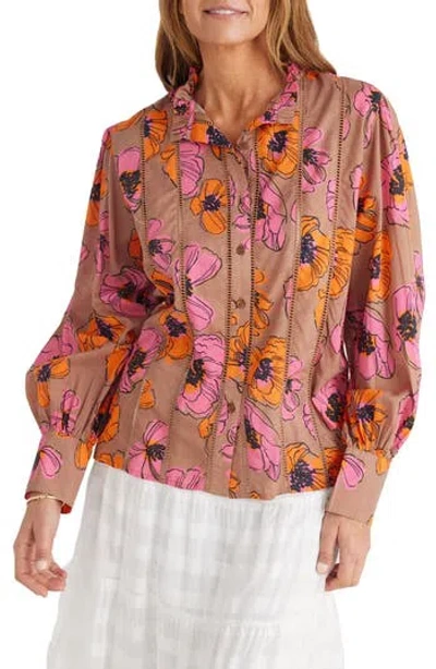 Brave + True Brave+true Goldsmith Shirt In Brown