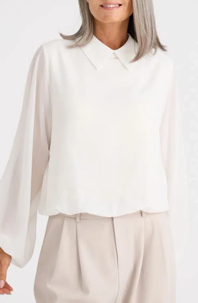 Brave + True Brave+true Gweneth Top In White