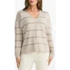 Brave + True Brave+true Hallie Stripe Sweater In Neutral