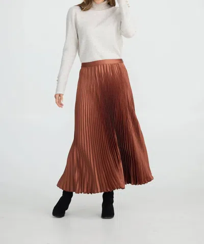 Brave + True Identity Flowy Skirt In Chestnut In Brown