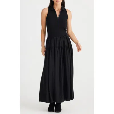 Brave + True Brave+true Juliette Sleeveless A-line Dress In Black