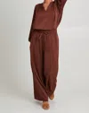 BRAVE + TRUE LIZA WIDE LEG PANT IN COCOA