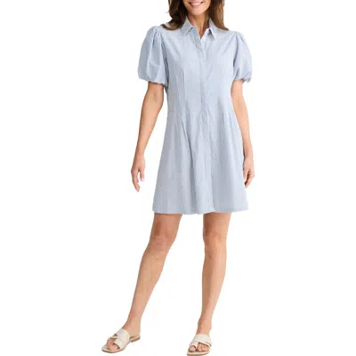 Brave + True Brave+true Maria Stripe Shirtdress In Blue