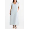 Brave + True Brave+true Matilda Linen Sundress In Sky