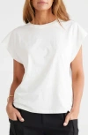 Brave + True Brave+true Michel Cotton T-shirt In White