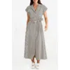 Brave + True Brave+true Portia Directional Stripe Maxi Shirtdress