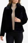 Brave + True Brave+true Steinway Faux Fur Jacket In Black