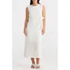 Brave + True Brave+true Turning Point Sleeveless Linen Dress In White
