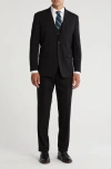 Braveman Classic Fit 3-piece Suit In Black