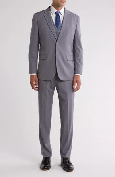 Braveman Classic Fit 3-piece Suit In Grey